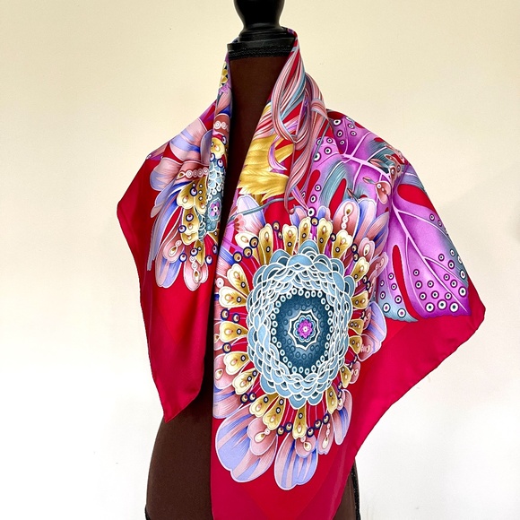 Salvatore Ferragamo Silk Scarf - Picture 5 of 14